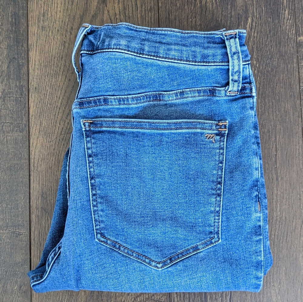 Madewell 9" mid-rise roadtripper supersoft skinny jeans in hastings | size 28